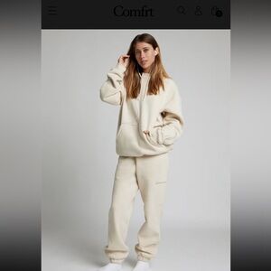 Comfrt Airplane Mode Travel Sweatpants - Bone